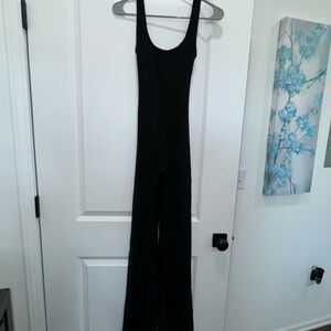 Black Spandex Jumpsuit scrunch booty